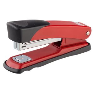 Metal stapler BUROMAX, 25 sheets, (staples No. 24; 26), red
