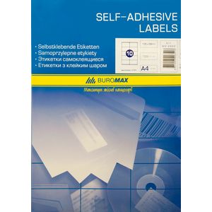 Self-adhesive labels 10 pcs., 105x58mm (100 sheets)