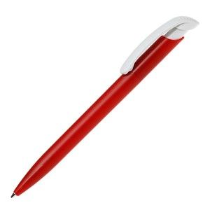 Pen - Clear (Ritter Pen) Red white