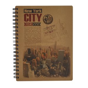 Записная книга на пружине KRAFT, В6, 96 листов, микроперфорация ...