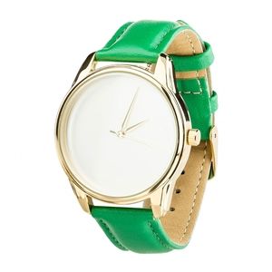 Orologio "Minimalism" (verde smeraldo, cinturino in oro) + cinturino aggiuntivo (4600281)