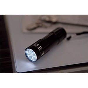 Linterna LED POTENTE, negra