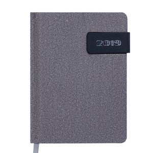 Diary dated 2019 WINDSOR, A6, 336 pages, gray