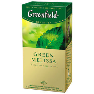Чай зеленый GREEN MELISSA 1,5гх25шт., "Greenfield" , пакет - Типография ...