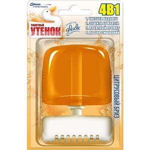 Toiletten-Aufhängeblock „Toiletten-Entlein“, Zitrusbrise, 55 ml
