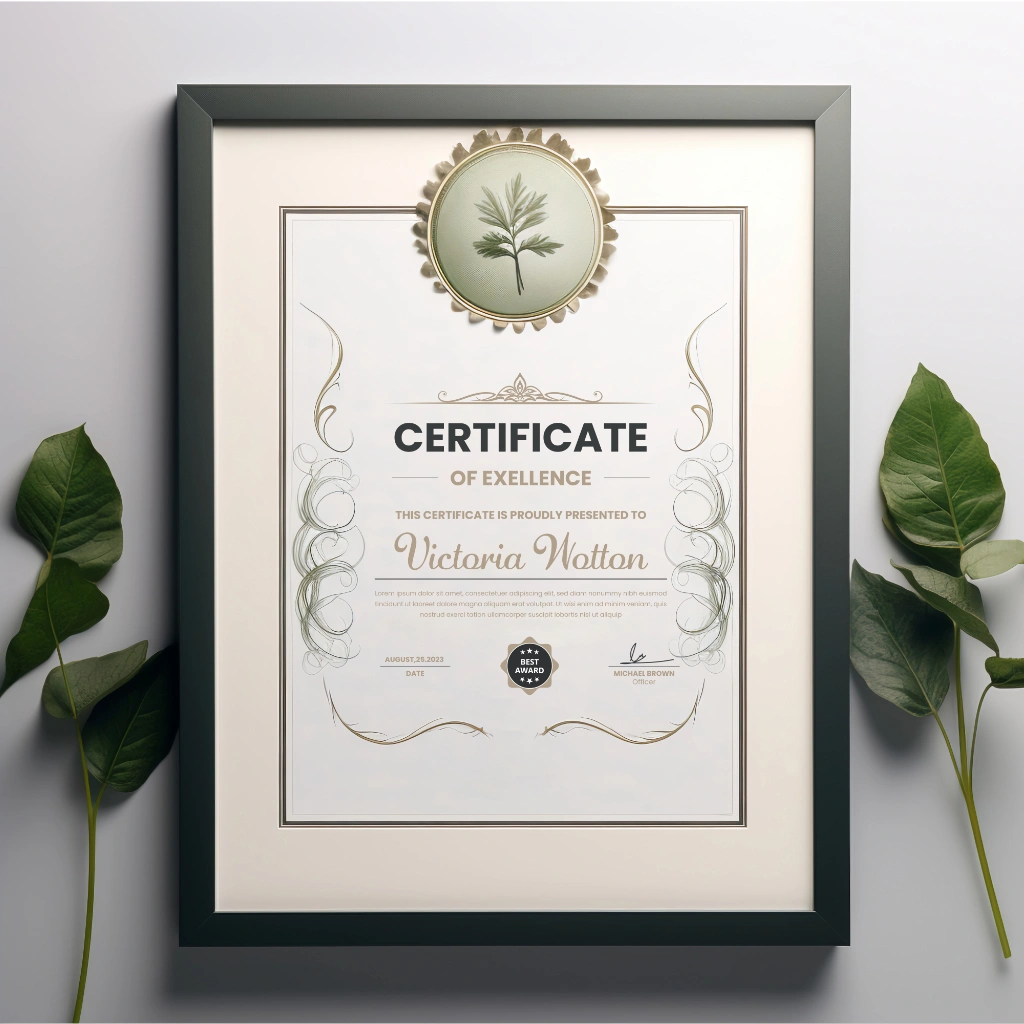 Diploma, Certificate, Diploma (vertical)