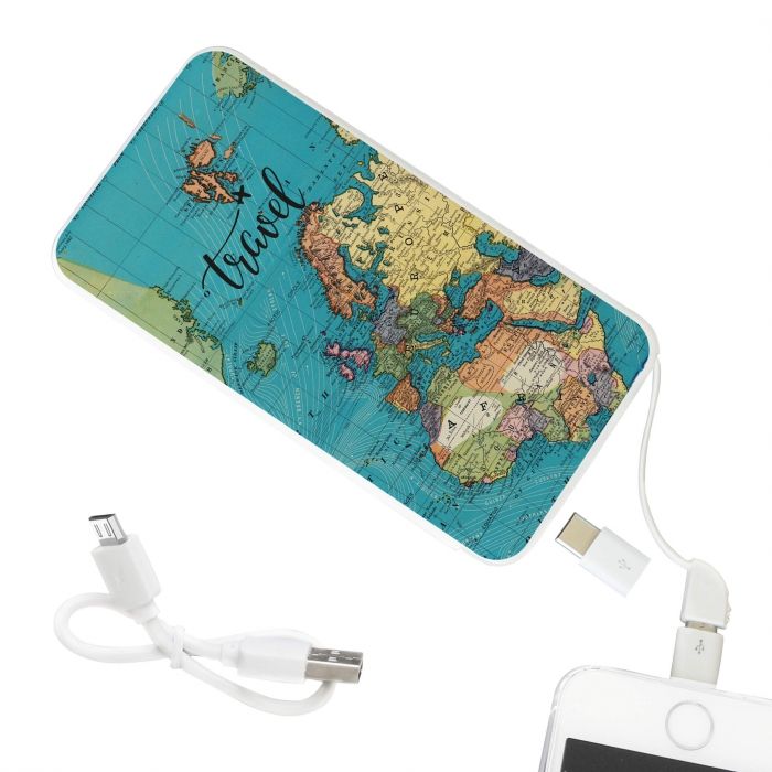 Powerbank ZIZ Carte de voyage 10000 mAh (45069)