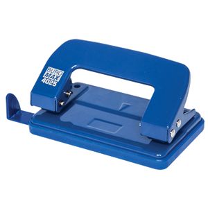 Perforatore in metallo BUROMAX, 10 fogli, blu