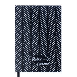 Diary dated 2019 RELAX, A6, 336 pages, black